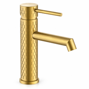 grifo bano oro burdeos lavabo 1